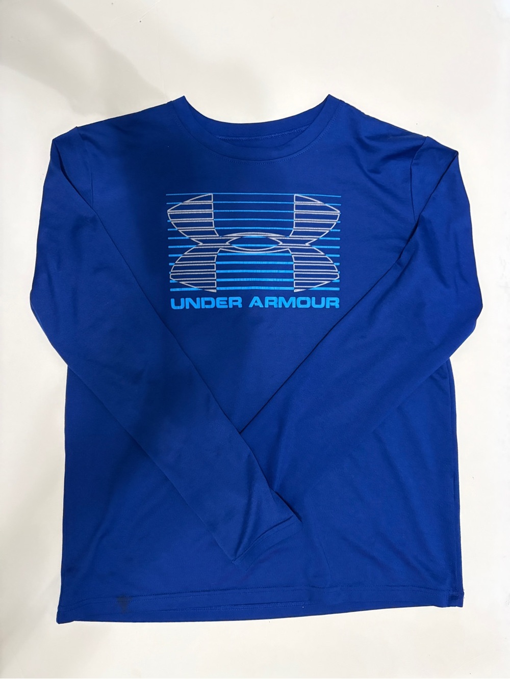 Under Armour Royal Blue Long-Sleeve Logo Tee